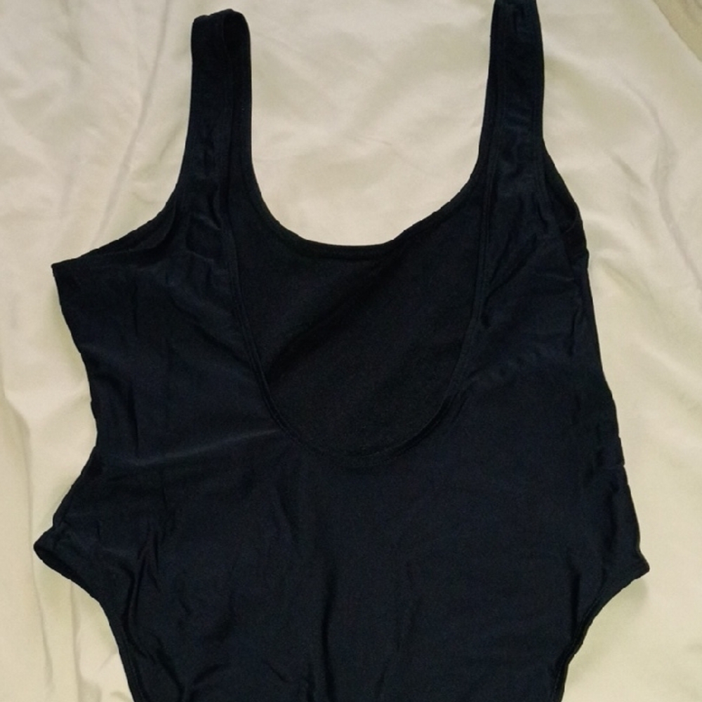 Bad & Boujee Black Swimsuit Bold Statement One-Piece / Bikini View 4